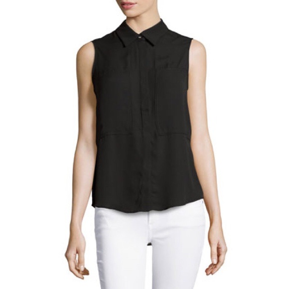 • collared high-low blouse •