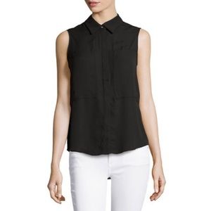 • collared high-low blouse •