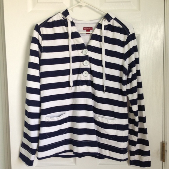 Nautical striped Merona popover, size medium
