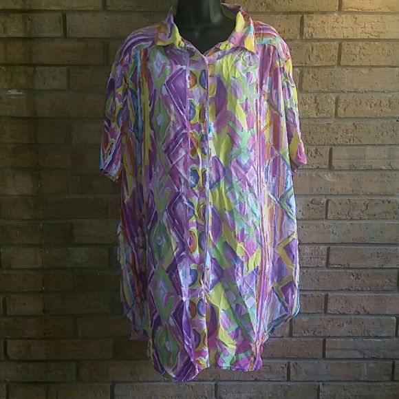 20% off Today Colorful Oversize Shirt