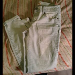 Blue and white striped LEI Jeans