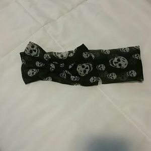 Cute Skull Bow Headband