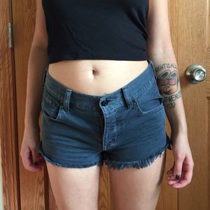 Brandy shorts and Victoria's Secret bodysuit