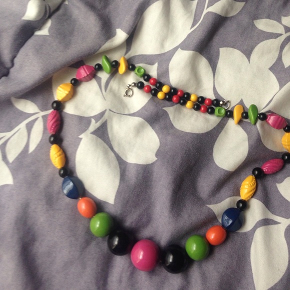 Colorful handmade necklace