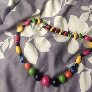 Colorful handmade necklace