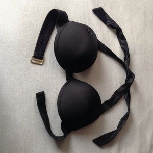 Black swimming suit top