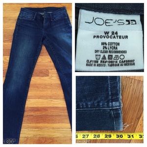 Joe's Jeans straight leg Size 24 inseam 30"
