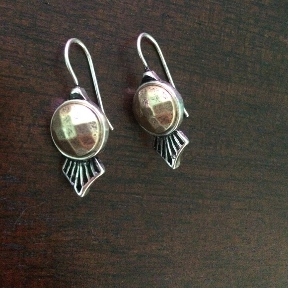 Gold lucky earrings