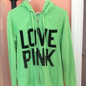 VS Pink Hooded Sweatshirt
