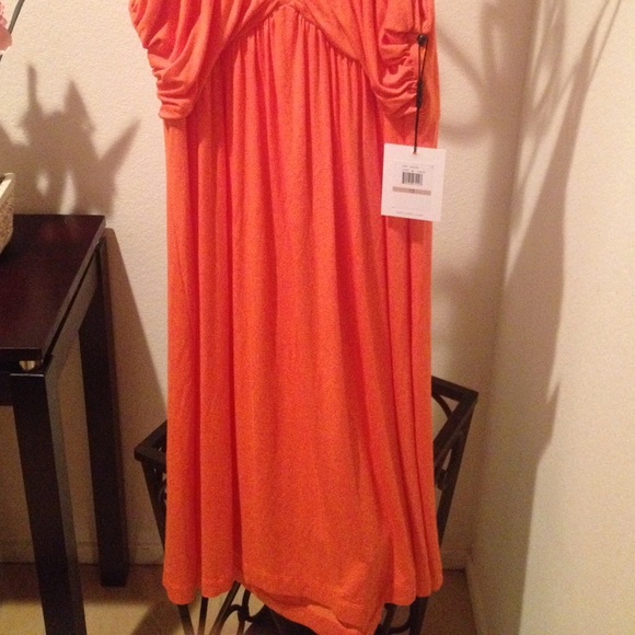 SOLD! NEW! Orange Calvin Klein Summer Dress!👗 - Picture 2 of 4