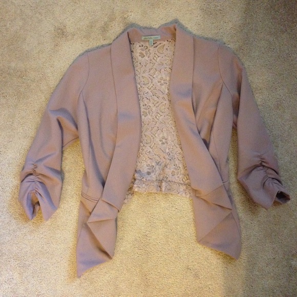Charlotte Russe Jackets & Blazers - Dressy Laced Back Blazer