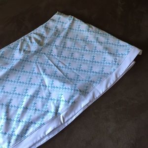 White and turquoise tennis skirt/short/skort