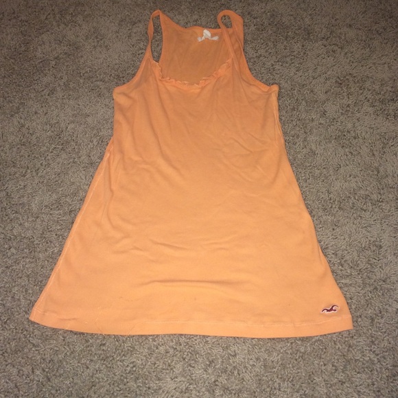 Sherbet orange Hollister tank top