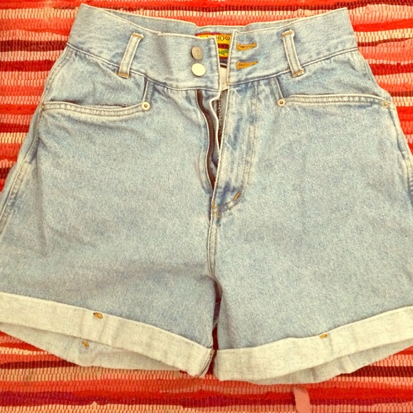 High Waisted Jean Shorts