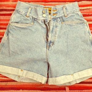 High Waisted Jean Shorts