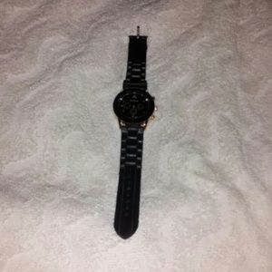 NWOT Black & Gold watch