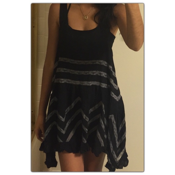 TRADED! Free People Voile and Lace Trapeze Slip