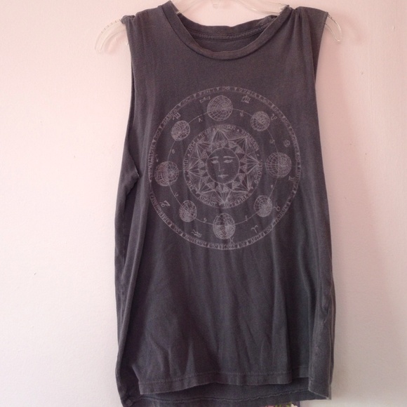 Brandy Melville astrology muscle tee