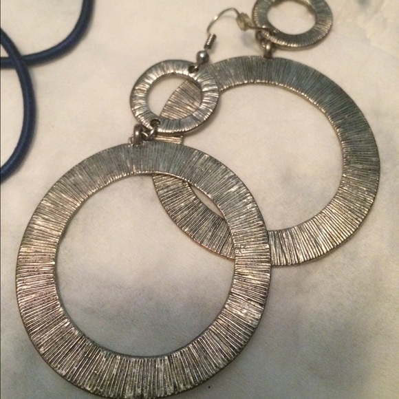 Silver Wire Wrapped Earrings