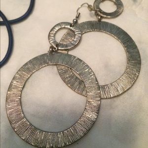 Silver Wire Wrapped Earrings
