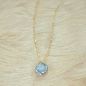 One of the kind Pretty raw stone necklace