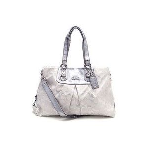 Coach Ashley Signature Lurex Carryall F15807