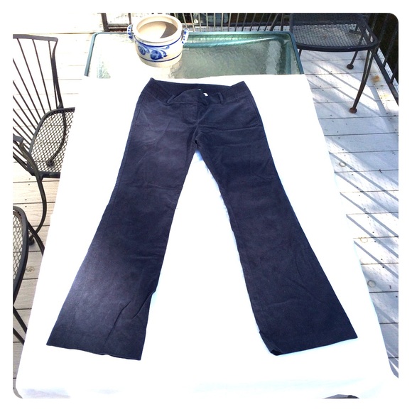 J Crew Fine Corduroy Slate Blue Low Fit sz 6 pants