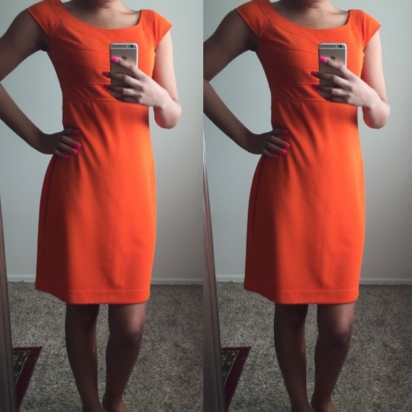 ❗️SOLD❗️Cute Orange Dress 😻🔥 - Picture 3 of 3