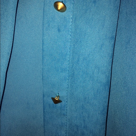 Blue collared tank - Picture 4 of 4