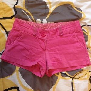 Pink shorts
