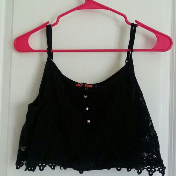 Black Crop Top