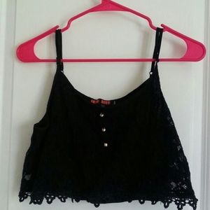 Black Crop Top