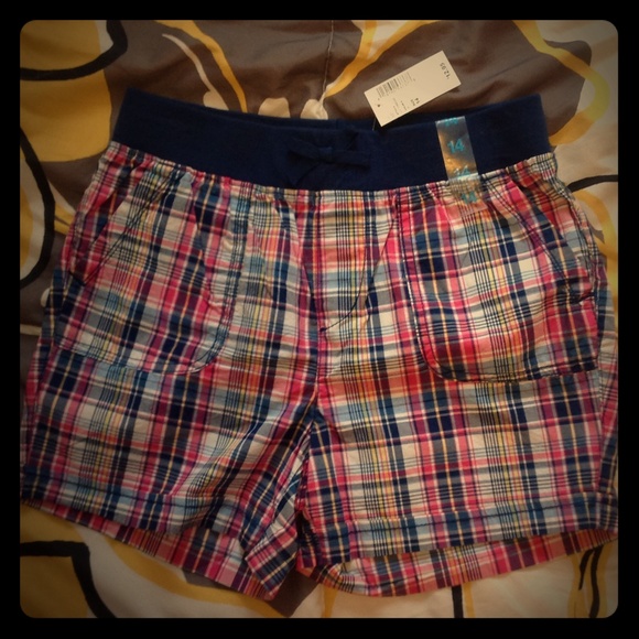 Plaid shorts