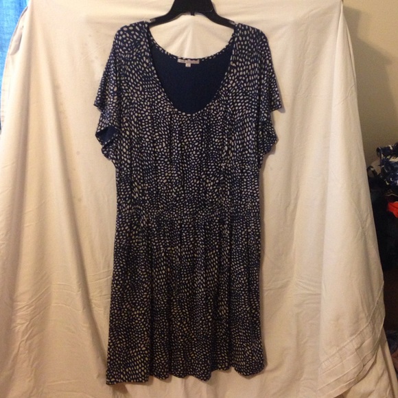 Gap navy/taupe dress