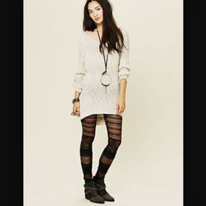 Free People Ruffled Lace Leggings