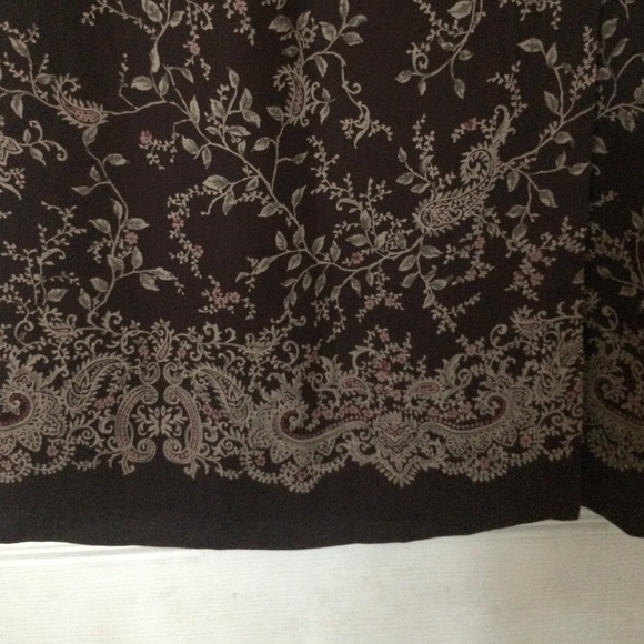 Talbots silk over wrap maxi skirt - Picture 3 of 4
