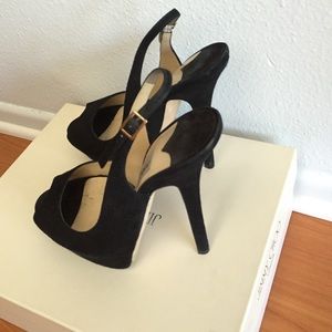 Jimmy Choo "Vita Sue" Platform Slingback stilettos