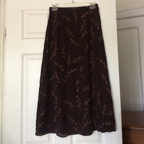 Talbots silk maxi skirt - Picture 1 of 6