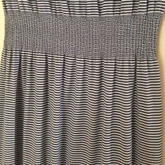 NAVY STRIPE MAXI DRESS - Picture 4 of 4