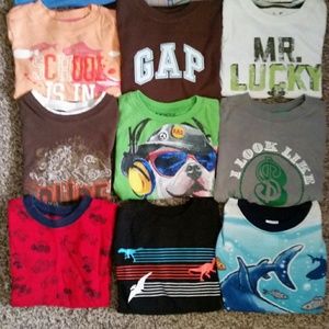 4t Short Sleeved Shirts and shorts