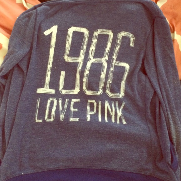 Pink! Victoria Secret Zip up Hoodie! Super soft'