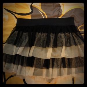 Black and white skirt