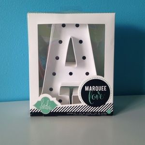 Never been opened light up letter💚