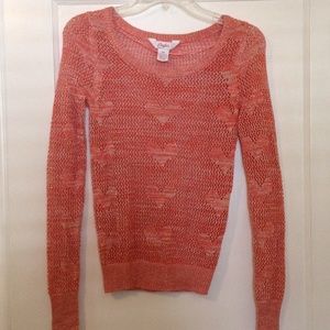 Heart sweater worn once