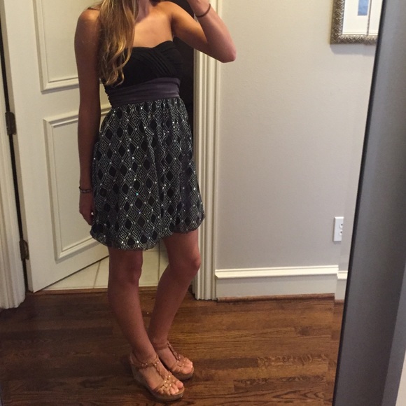 Black sparkle dress