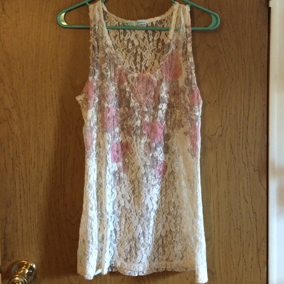 Lace tank