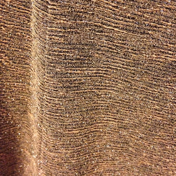 Coldwater Creek Flared Dressy Gold Skirt - Picture 2 of 2