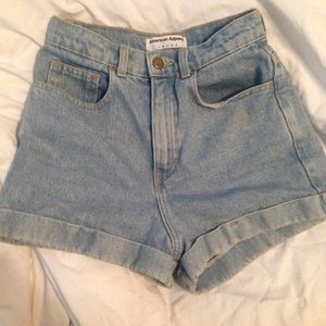 American Apparel high waisted shorts