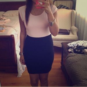 🎀Pink and Black Dress💫