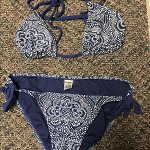 Navy blue bikini